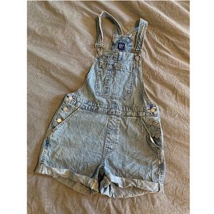Gap denim overalls